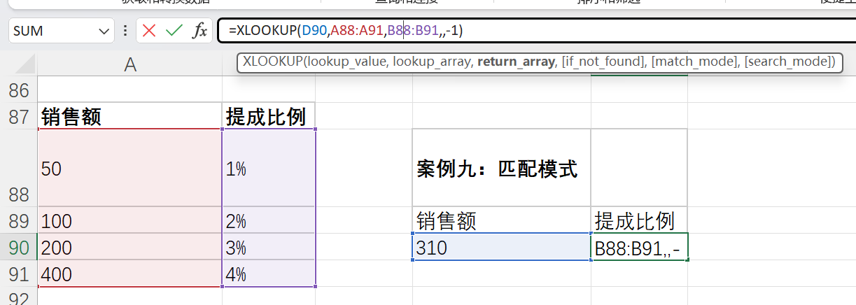 案例九、匹配模式